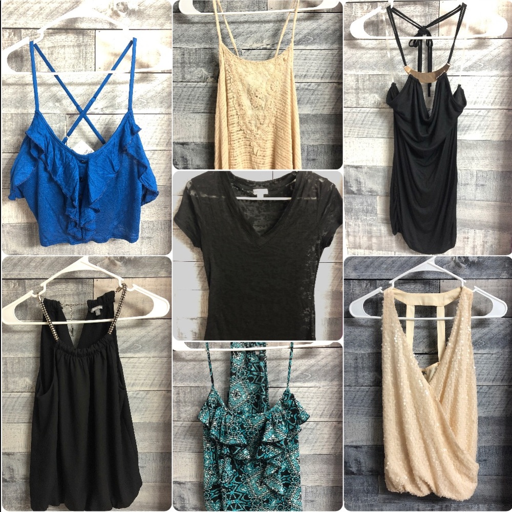 7 tops size small